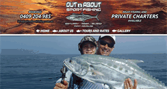 Desktop Screenshot of outnaboutfishing.com.au